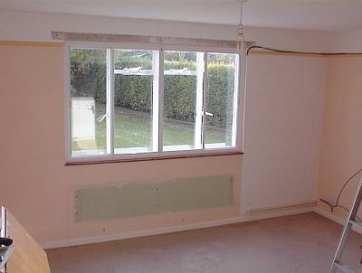 Start of the Patio window project